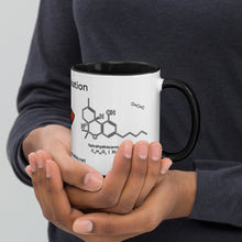 Load image into Gallery viewer, Decarboxylation THCA to THC Mug | Curious About Cannabis | Cannabis Education
