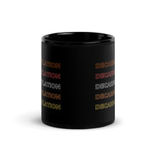 Load image into Gallery viewer, Decarboxylation Black Glossy Mug | Cannabis Education
