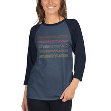 Load image into Gallery viewer, Decarboxylation (Multicolor) 3/4 Sleeve T Shirt
