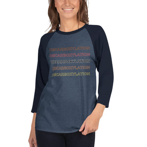 Decarboxylation (Multicolor) 3/4 Sleeve T Shirt