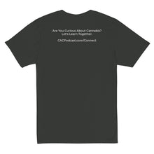 Load image into Gallery viewer, I am Curious About Cannabis (Dark) Hemp T Shirt

