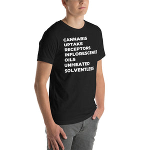 Curious Cannabis Acrostic T Shirt