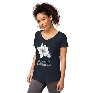 Magnolia Botanicals Women's V Neck T Shirt
